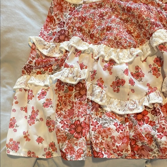 Floral Puff Sleeve Dress - Picture 4 of 5